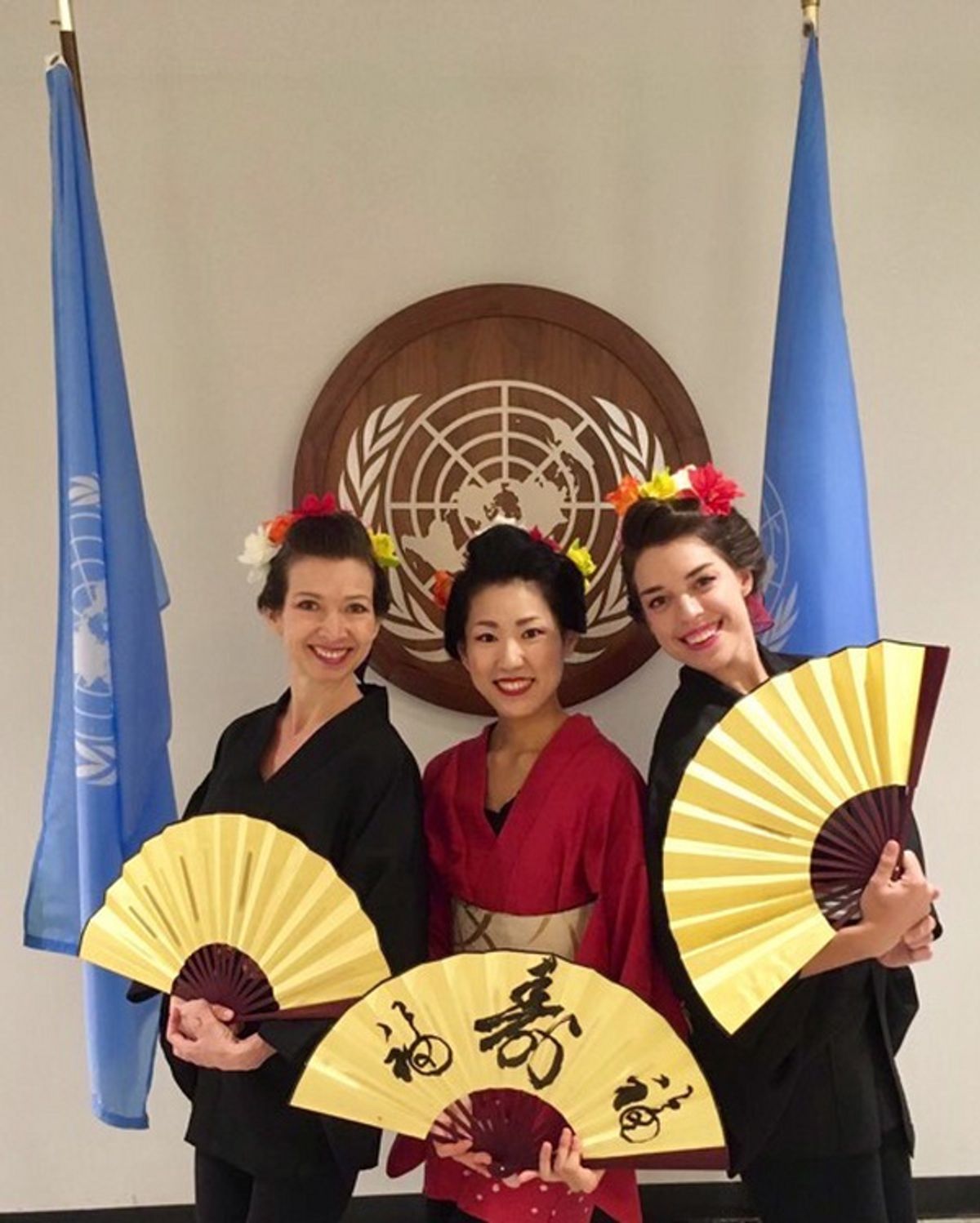 (From left) Avery MacGee, Popra Nakayama, Sarah Doudna at 