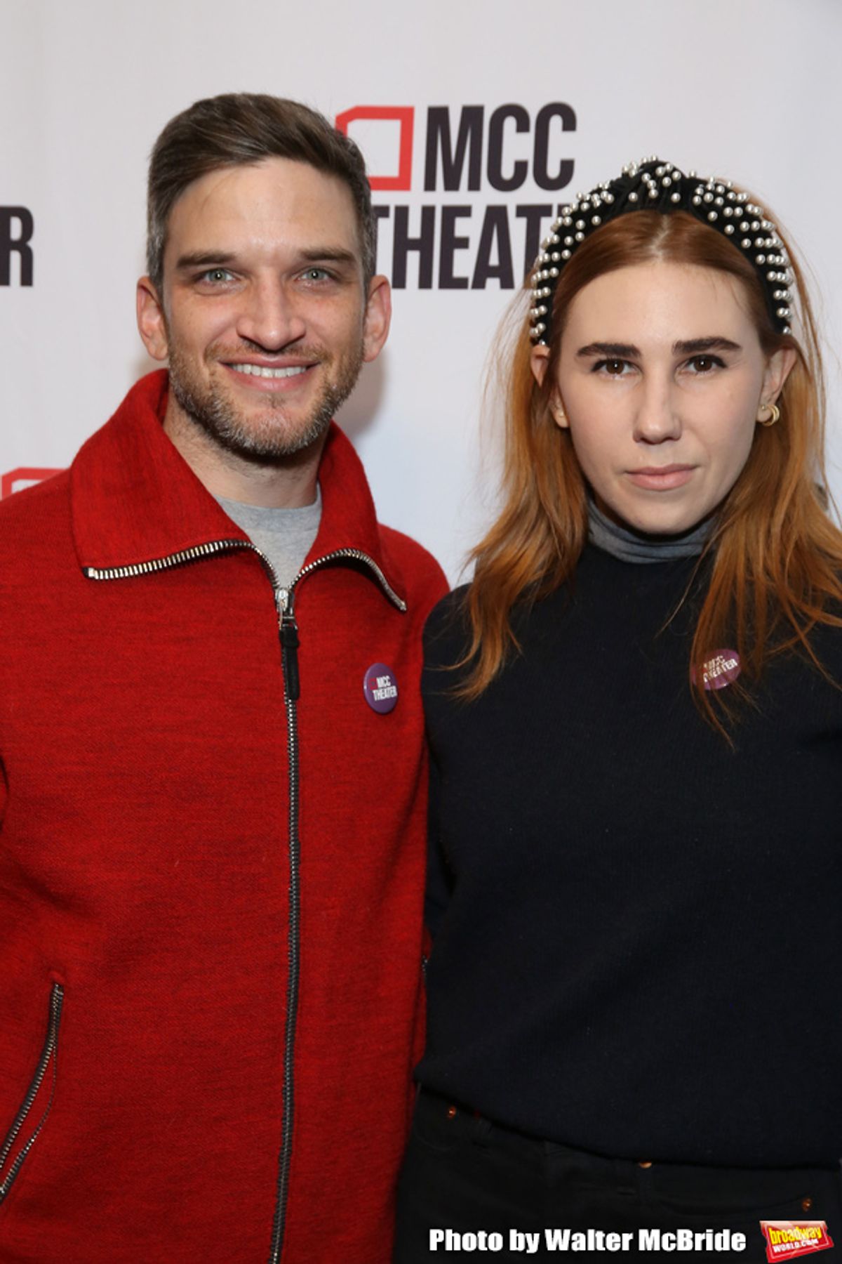 Evan Jonigkeit and Zosia Mamet  at 