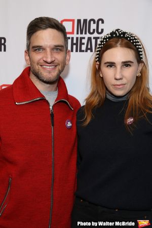 Evan Jonigkeit and Zosia Mamet  Photo