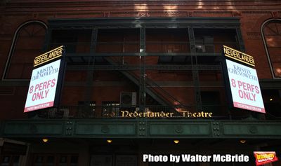 Theatre Marquee unveiling for "Kristin Chenoweth - For The Girls" at the Nederlander  Photo