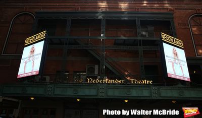 Theatre Marquee unveiling for "Kristin Chenoweth - For The Girls" at the Nederlander  Photo