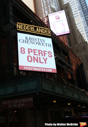 Theatre Marquee unveiling for "Kristin Chenoweth - For The Girls" at the Nederlander Theatre on November 04, 2019 in New York City. @ BroadwayWorld Theatre Marquee unveiling for "Kristin Chenoweth - For The Girls" at the Nederlander Photo