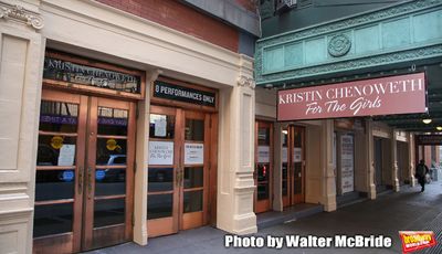 Theatre Marquee unveiling for "Kristin Chenoweth - For The Girls" at the Nederlander  Photo