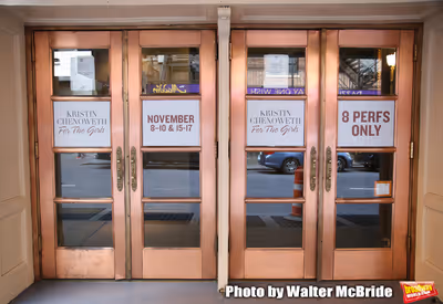 Theatre Marquee unveiling for "Kristin Chenoweth - For The Girls" at the Nederlander  Photo