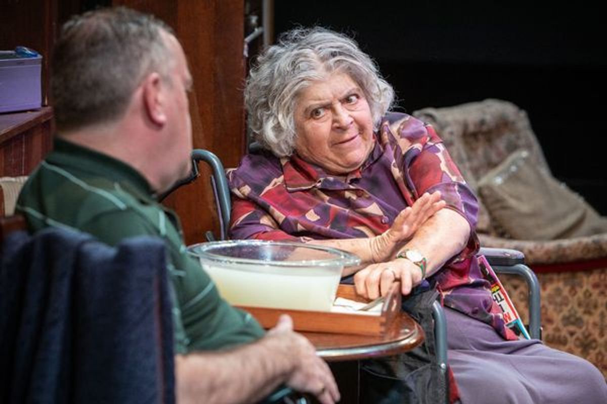Miriam Margolyes and Mark Hadfield at 