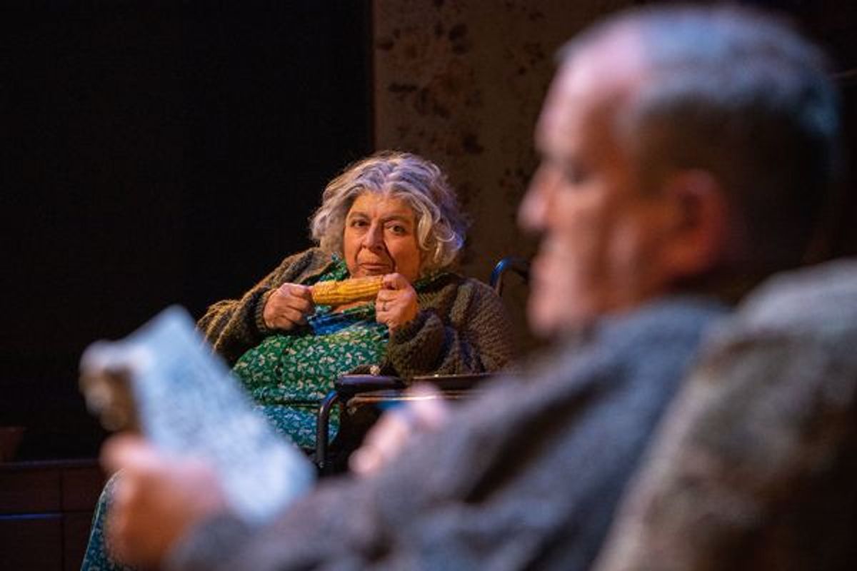 Miriam Margolyes and Mark Hadfield at 