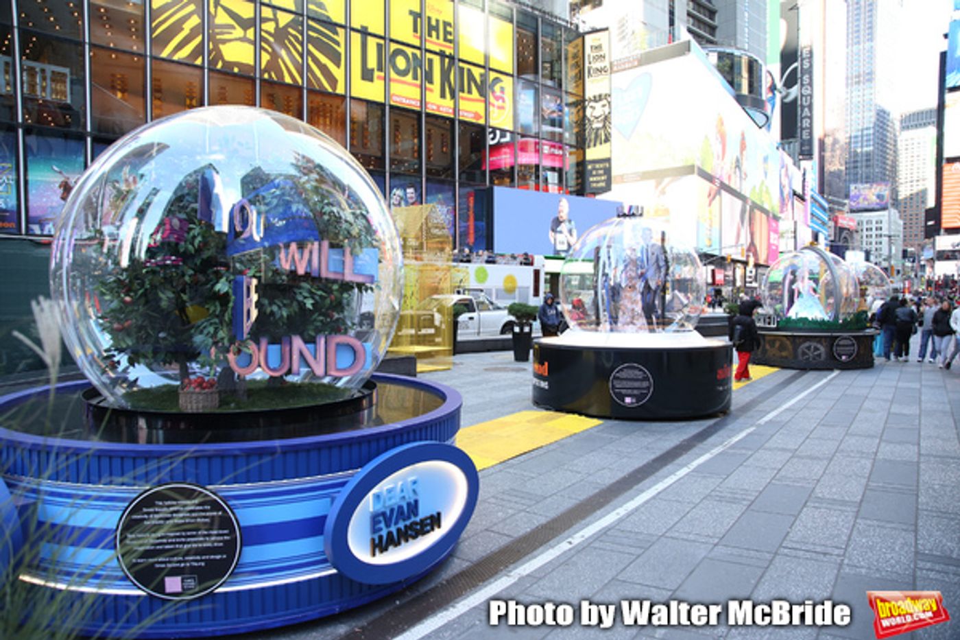 Photo Coverage: Times Square Gets Decked Out with Broadway Show Globes  Image