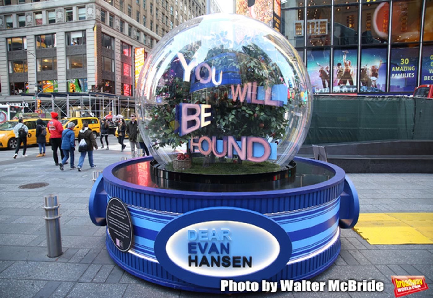 Photo Coverage: Times Square Gets Decked Out with Broadway Show Globes  Image