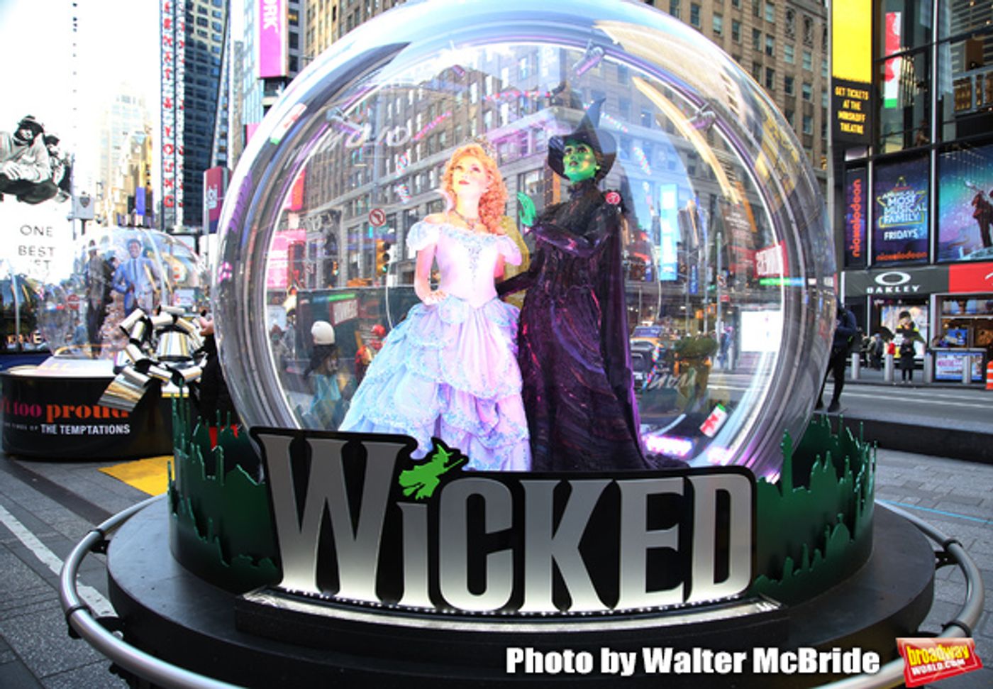 Photo Coverage: Times Square Gets Decked Out with Broadway Show Globes  Image