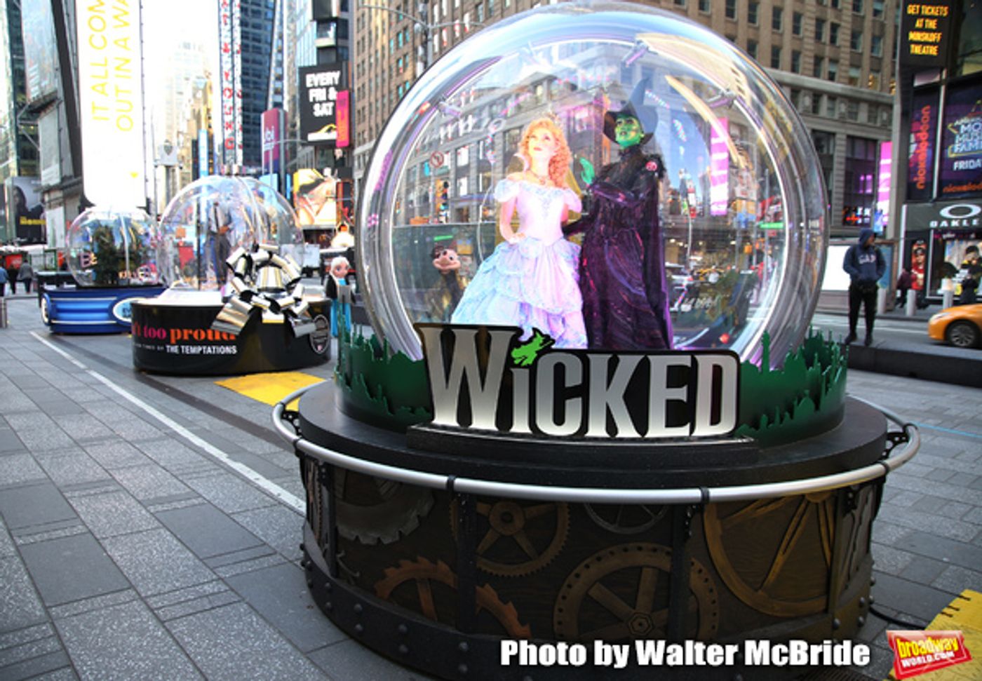 Photo Coverage: Times Square Gets Decked Out with Broadway Show Globes  Image