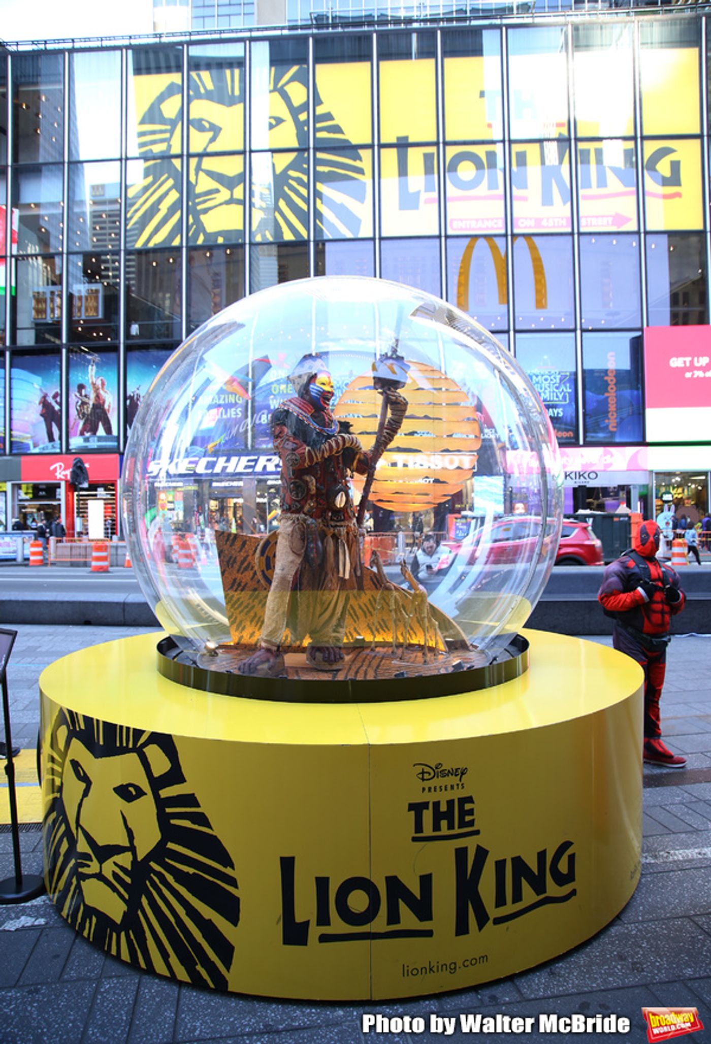 Photo Coverage: Times Square Gets Decked Out with Broadway Show Globes  Image