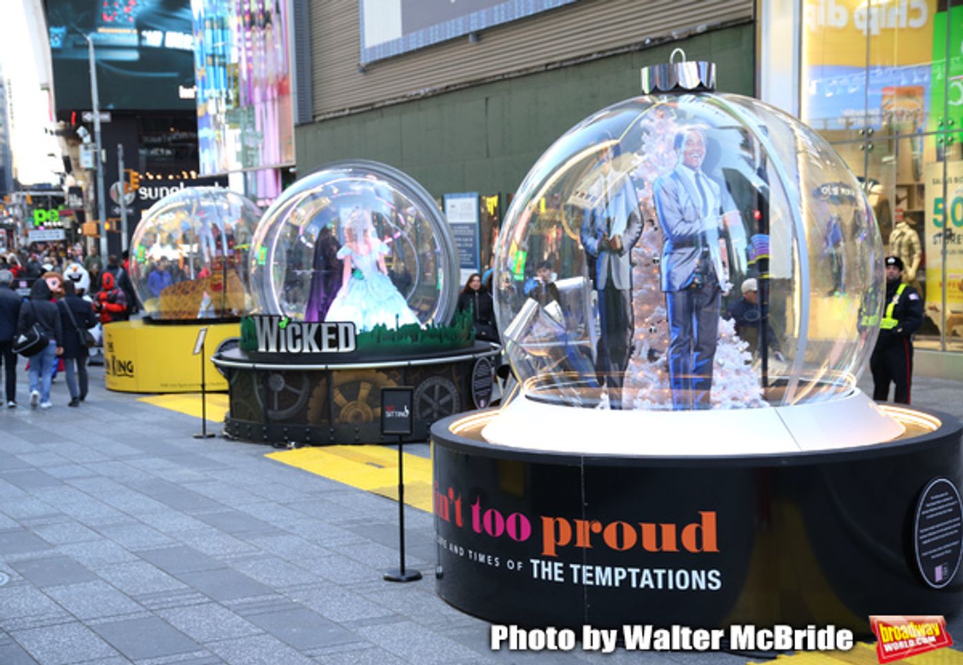 Photo Coverage: Times Square Gets Decked Out with Broadway Show Globes  Image