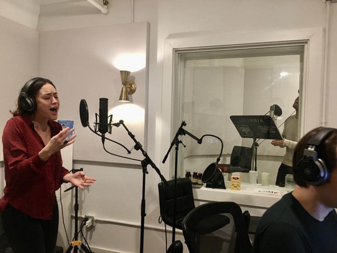 Photo Flash: First Look at Losing My Mind: A Sondheim Disco Fever Dream In Recording Studio Photo Flash: First Look at Losing My Mind: A Sondheim Disco Fever Dream In Recording Studio Image