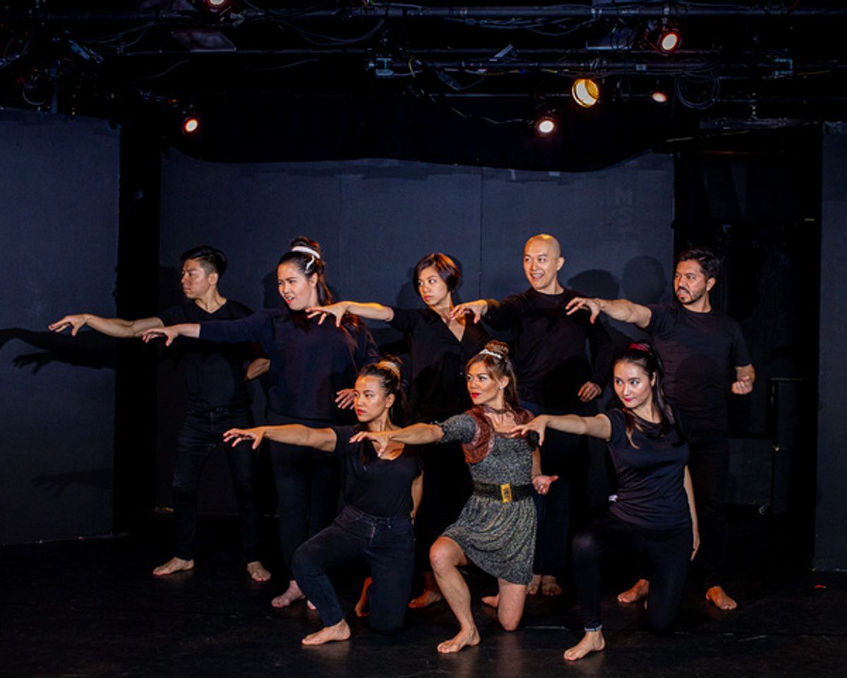 Cast of The Monkey King, A Modern Musical NAAP Developmental Workshop, Oct 3rd, 2019: Leo Yu-Ning Chang, Grace Shih, Shan Y Chuang, Charles Pang, Alex Lawrence, Tomo Watanabe, Kimbirdlee Fadner, Xiaoq at 