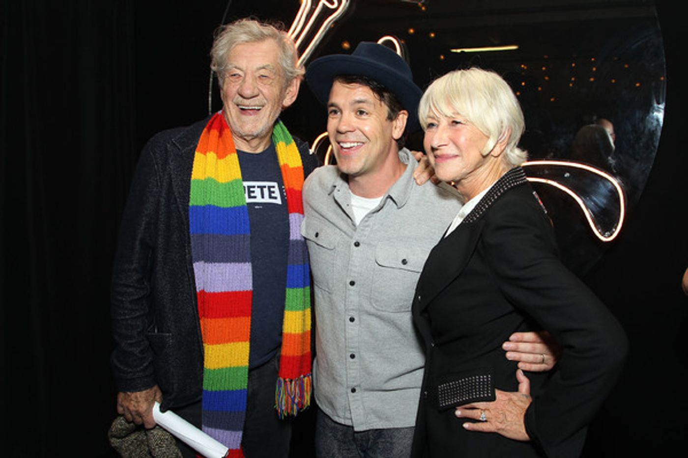 Photo Flash: Sir Ian McKellen and Dame Helen Mirren Stopped by FREESTYLE LOVE SUPREME Photo Flash: Sir Ian McKellen and Dame Helen Mirren Stopped by FREESTYLE LOVE SUPREME Image