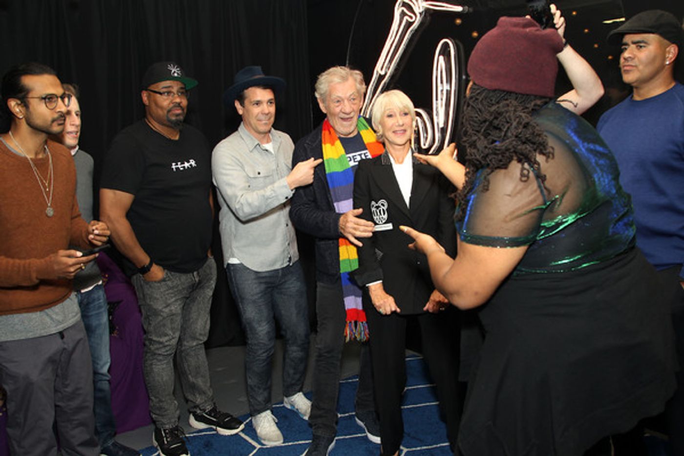 Photo Flash: Sir Ian McKellen and Dame Helen Mirren Stopped by FREESTYLE LOVE SUPREME Photo Flash: Sir Ian McKellen and Dame Helen Mirren Stopped by FREESTYLE LOVE SUPREME Image