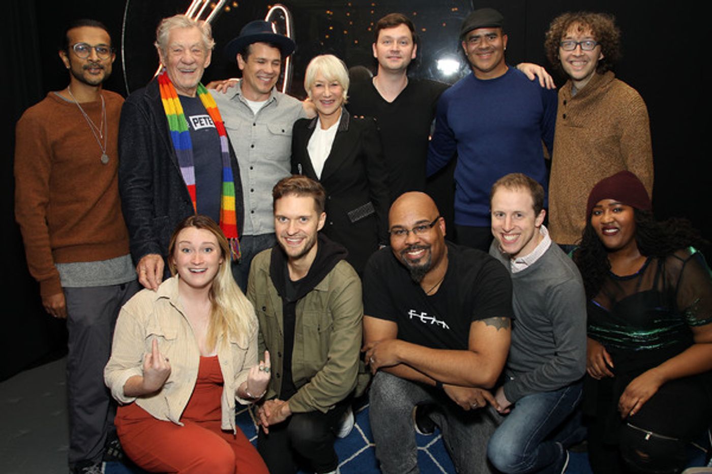 Photo Flash: Sir Ian McKellen and Dame Helen Mirren Stopped by FREESTYLE LOVE SUPREME Photo Flash: Sir Ian McKellen and Dame Helen Mirren Stopped by FREESTYLE LOVE SUPREME Image