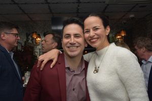 Robert Diamond and Mandy Gonzalez @ BroadwayWorld Robert Diamond and Mandy Gonzalez Photo