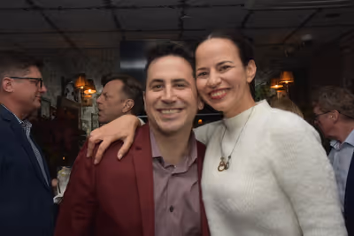 Robert Diamond and Mandy Gonzalez Photo