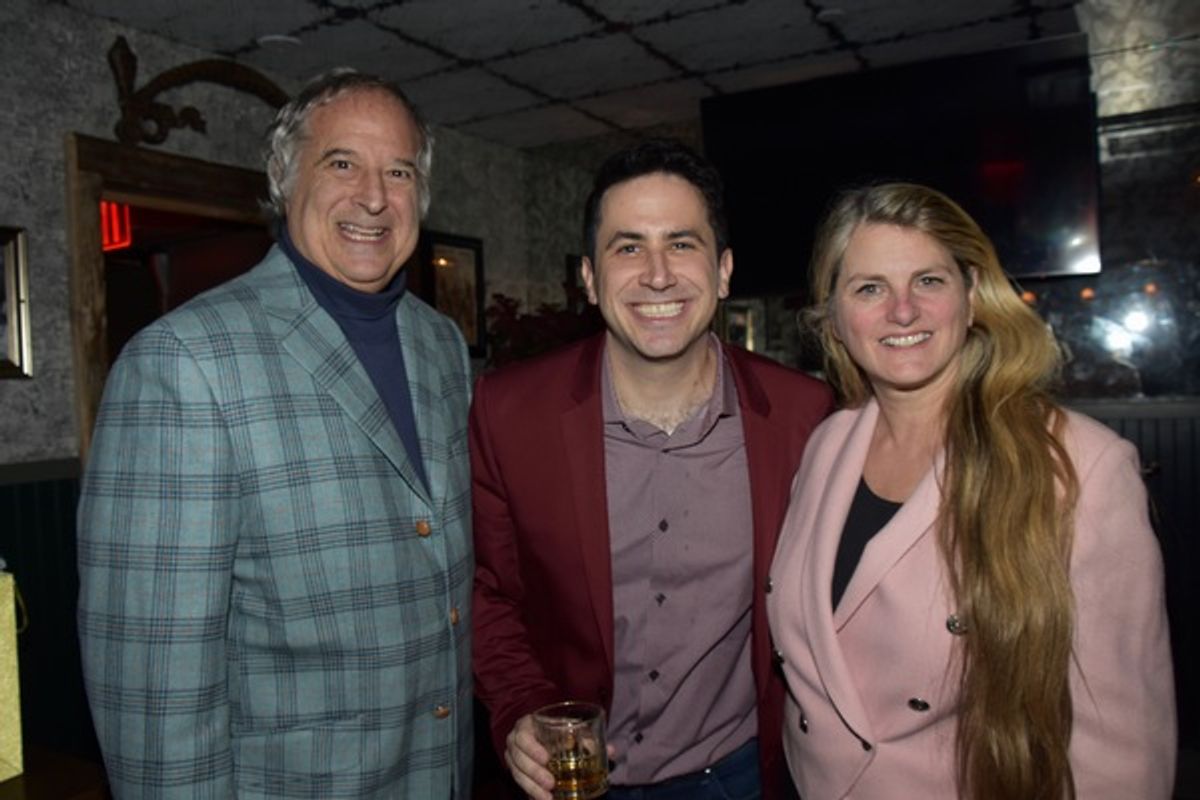 Stewart F. Lane, Robert Diamond and Bonnie Cromley at 