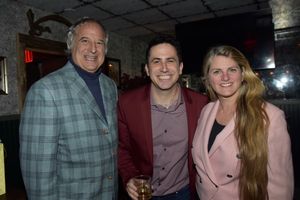 Stewart F. Lane, Robert Diamond and Bonnie Cromley Photo