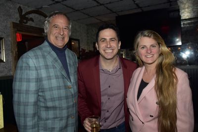 Stewart F. Lane, Robert Diamond and Bonnie Cromley Photo