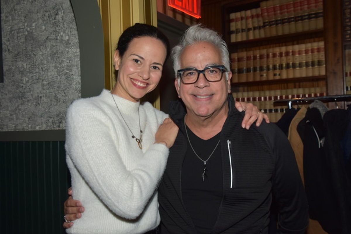 Mandy Gonzalez and Richard Jay-Alexander at 