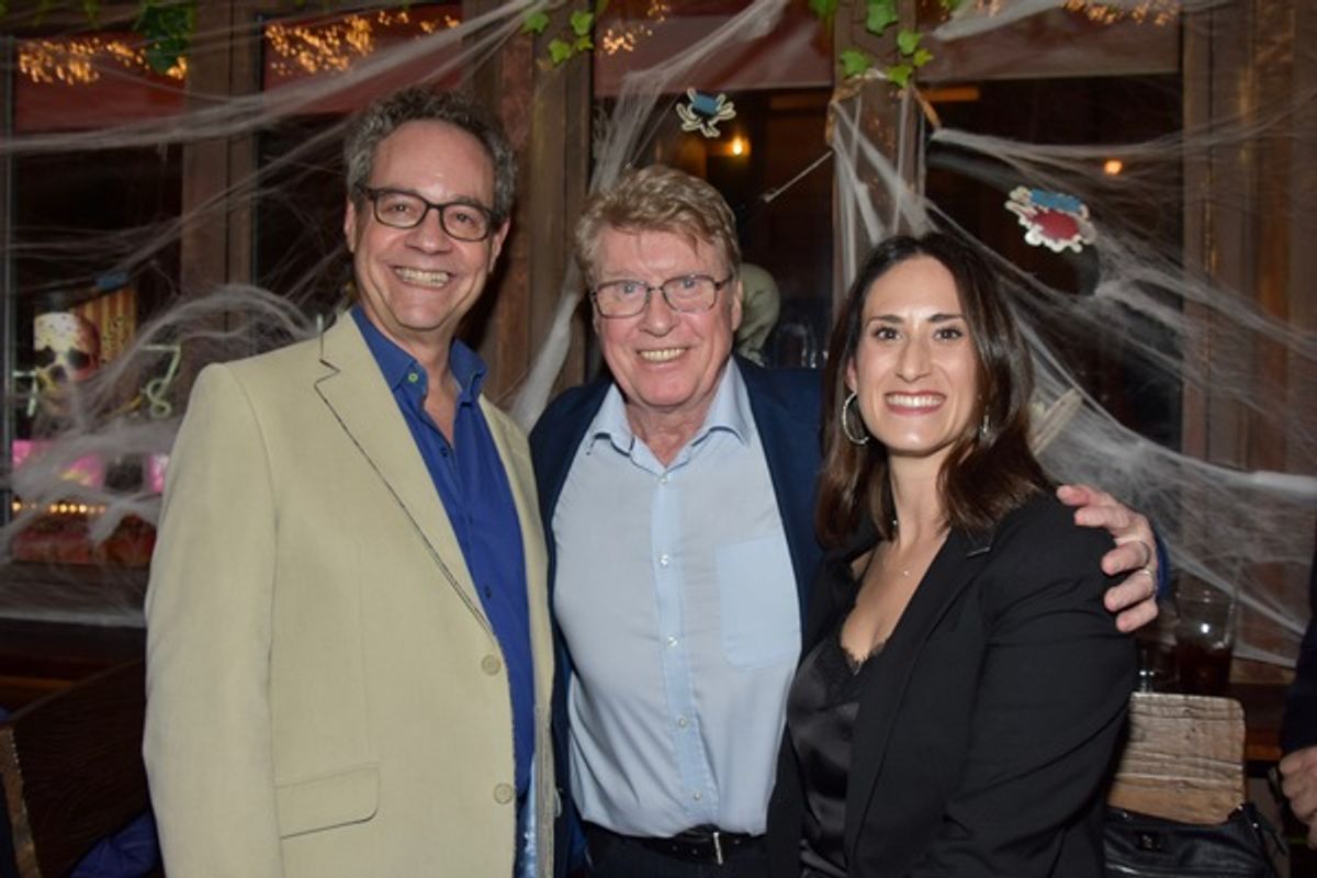 Mark Sendroff, Michael Crawford and Jennifer Diamond at 