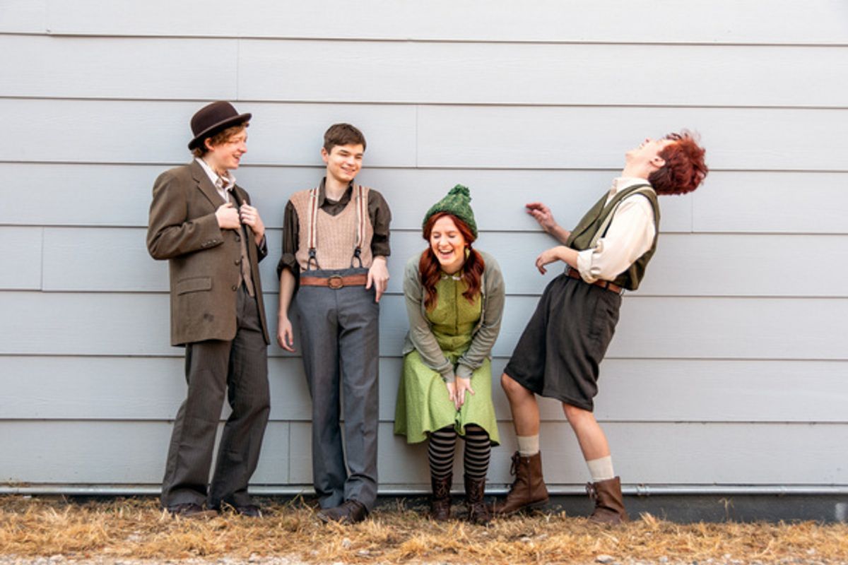 Harrison Polen, Calin Eastes, Ella Warner, and Peyton Nicholson at 