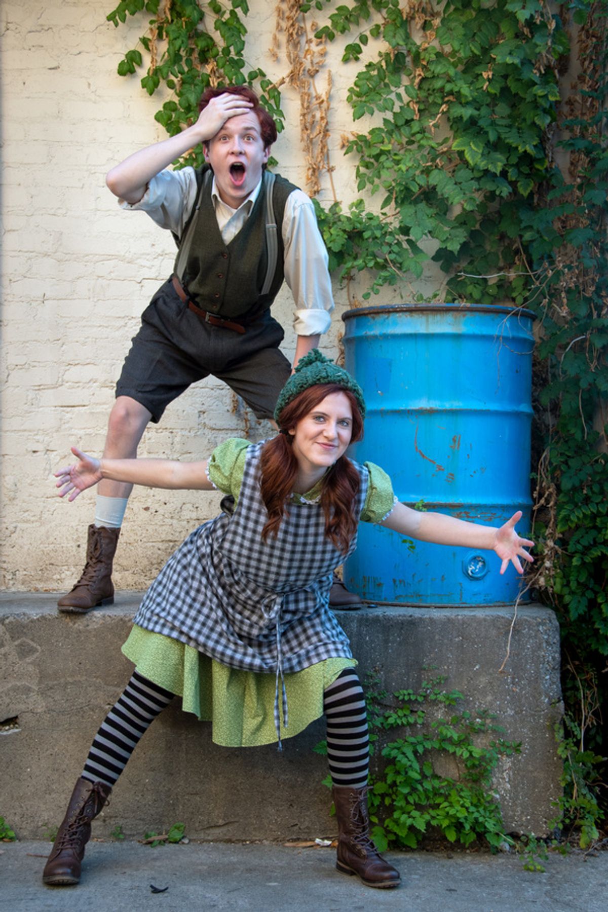 Peyton Nicholson and Ella Warner at 