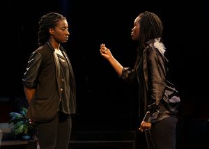 Bibi Mama as Viola and Claire Simba as Orsino @ BroadwayWorld Bibi Mama as Viola and Claire Simba as Orsino Photo