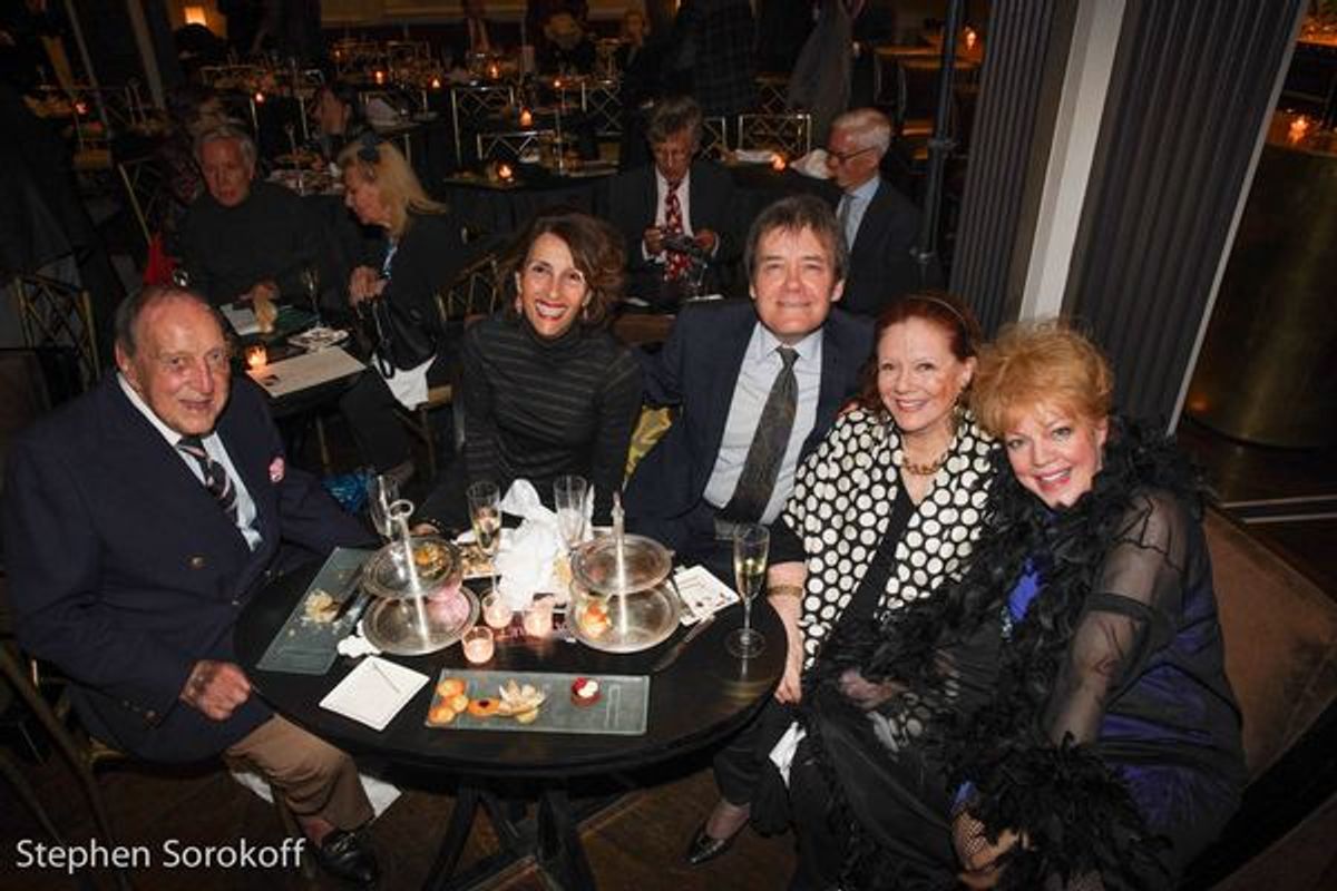 Charles Bullock, Chairman Board of Trustees Mabel Mercer Foundation, Barbara Fasano, Erick Comstock, Sue Bullock at 