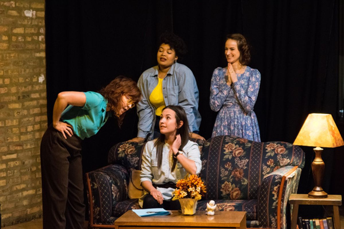 Kelly Combs, Judy Lea Steele, Lena Dudley and Charlie Irving  at 