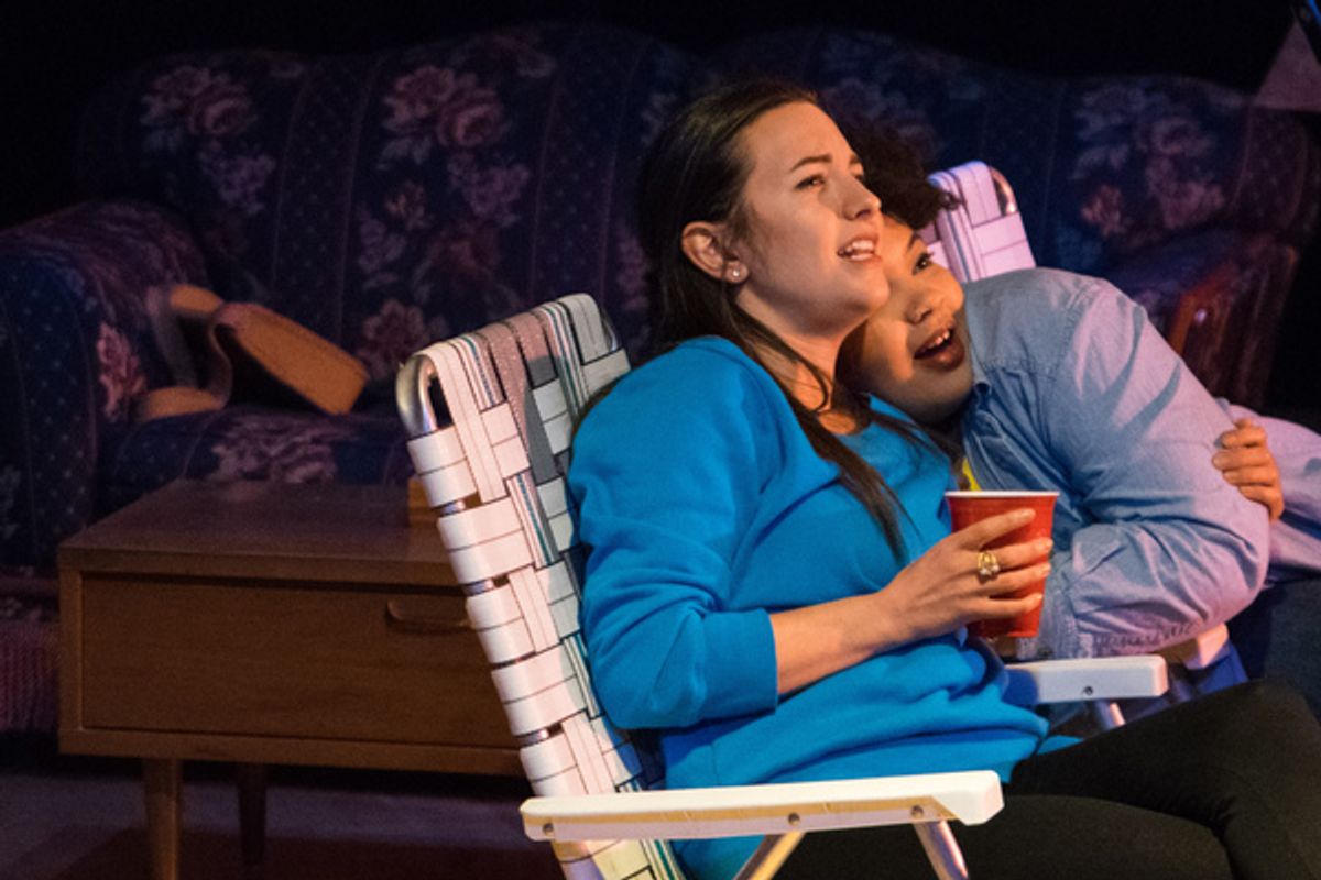 Kelly Combs and Lena Dudley at 