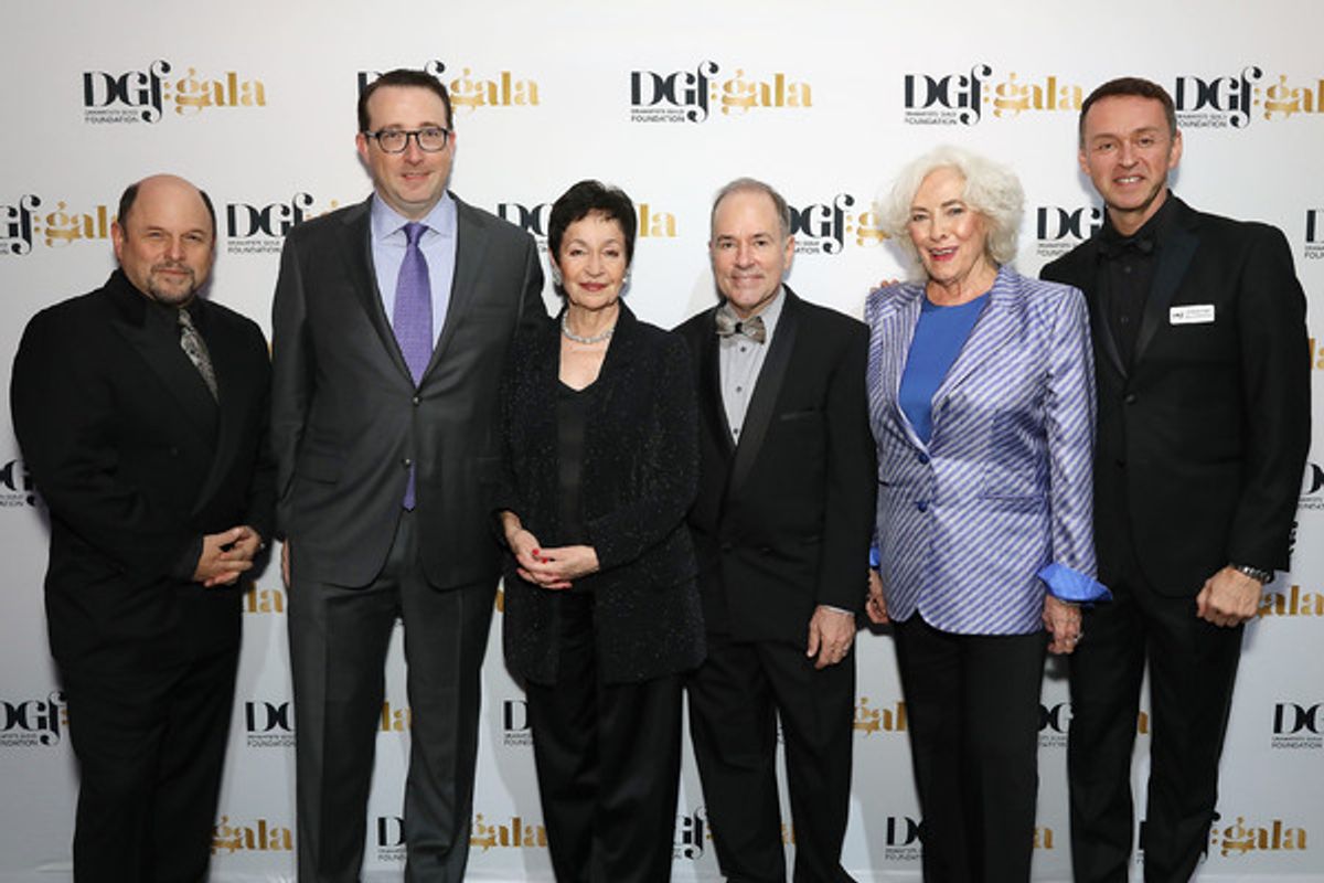 Jason Alexander, Sean Patrick Flahaven, Lynn Ahrens, Stephen Flaherty, Betty Buckley, Andrew Lippa at 