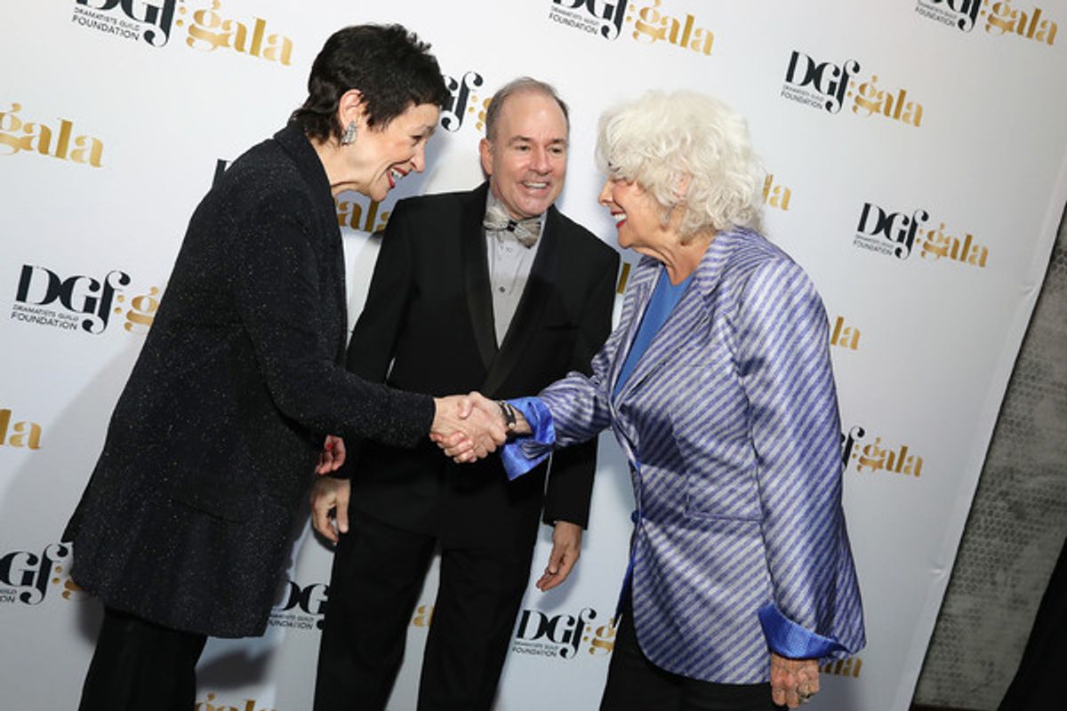 Lynn Ahrens, Stephen Flaherty, Betty Buckley at 