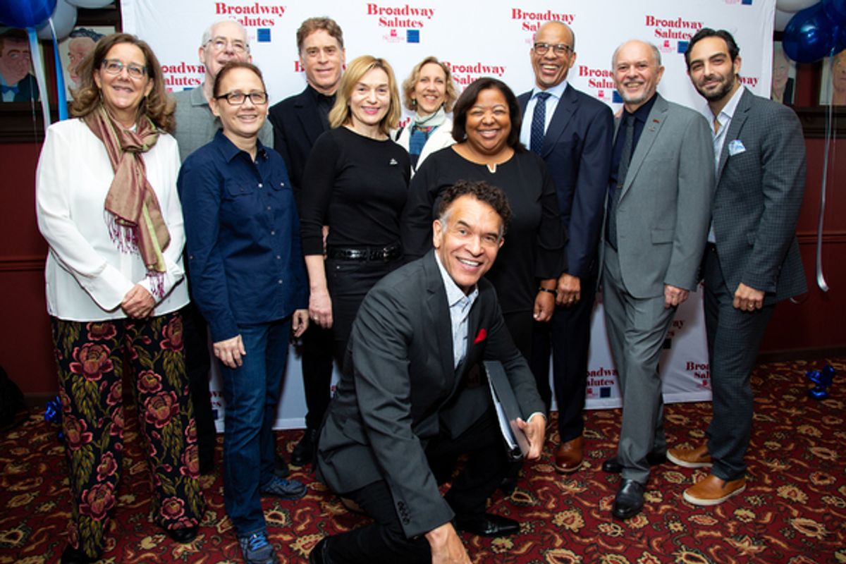 Brian Stokes Mitchell and honorees at 