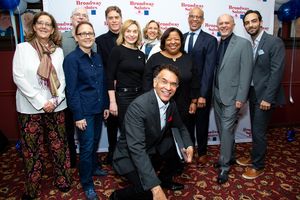 Brian Stokes Mitchell and honorees @ BroadwayWorld Brian Stokes Mitchell and honorees Photo