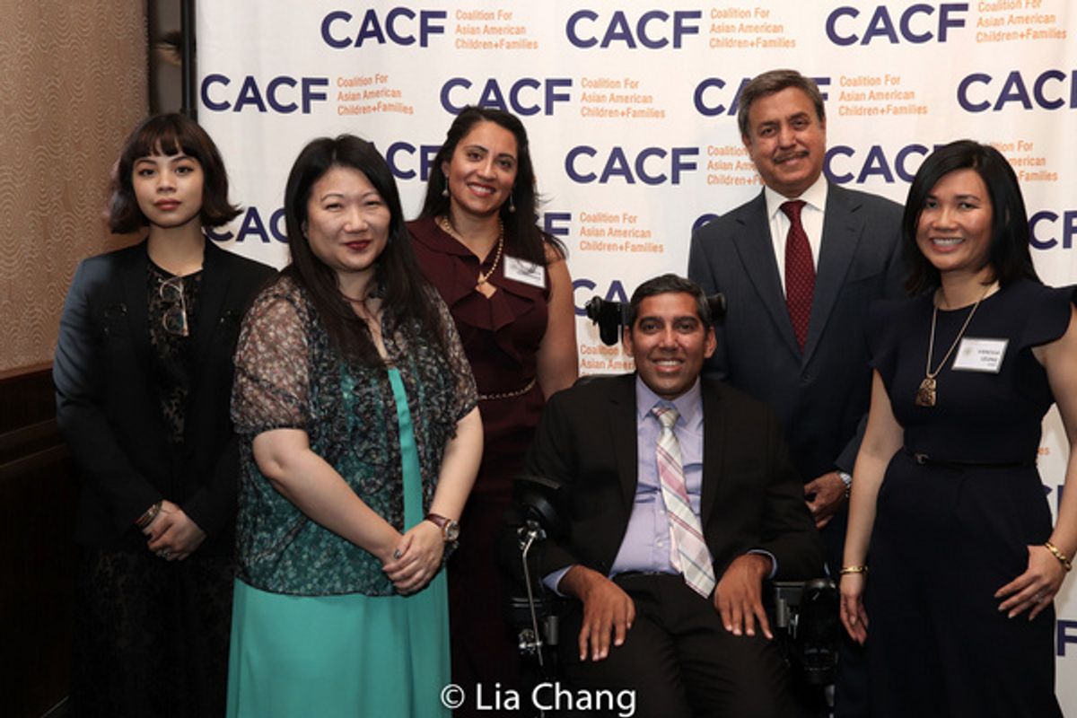 From left to right: Eva Noblezada (Two-time Tony Nominated Actress, theater and film, Liliana Chen (Co-Founder of Project by Project), Anita Gundanna (Co-Executive Director of Coalition for Asian Amer at 