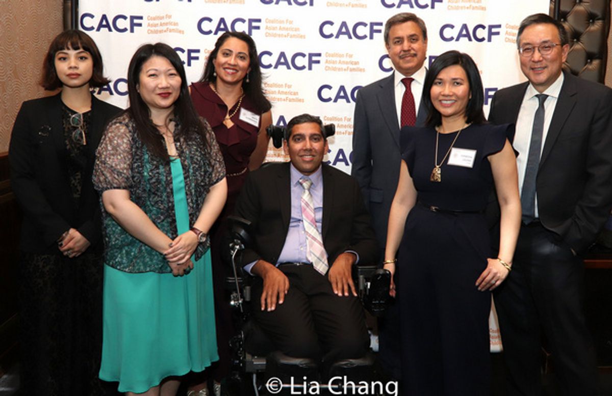 From left to right: Eva Noblezada (Two-time Tony Nominated Actress, theater and film, Liliana Chen (Co-Founder of Project by Project), Anita Gundanna (Co-Executive Director of Coalition for Asian Amer at 