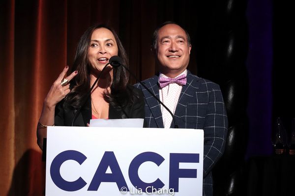Co-emcees Ernabel DeMillo and Alan Muraoka Photo
