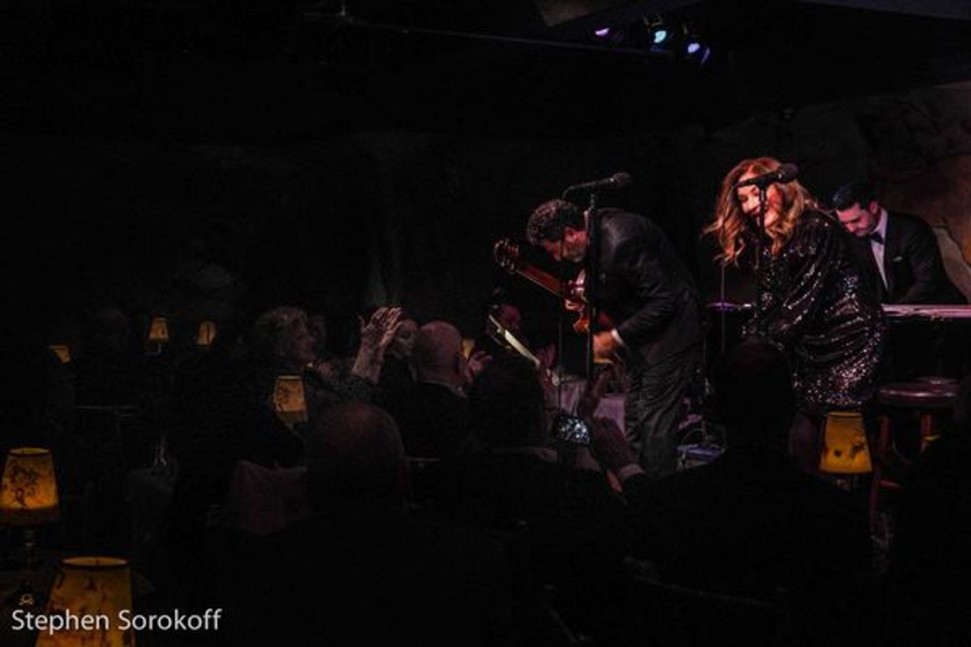 Photo Coverage: John Pizzarelli and Jessica Molaskey Celebrate Stephen Sondheim and Hal Prince at Cafe Carlyle  Image