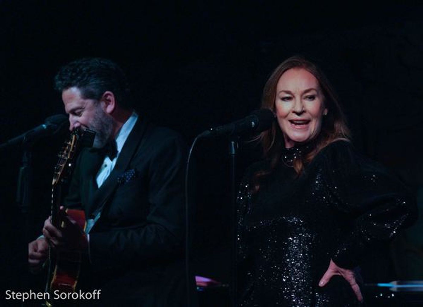 Photo Coverage: John Pizzarelli and Jessica Molaskey Celebrate Stephen Sondheim and Hal Prince at Cafe Carlyle  Image