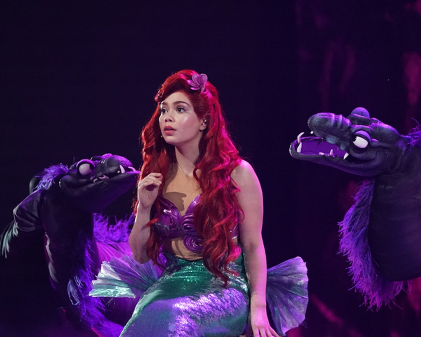 Photo Flash: See Auli'i Cravalho, Queen Latifah, Shaggy, and More in THE LITTLE MERMAID LIVE!  Image