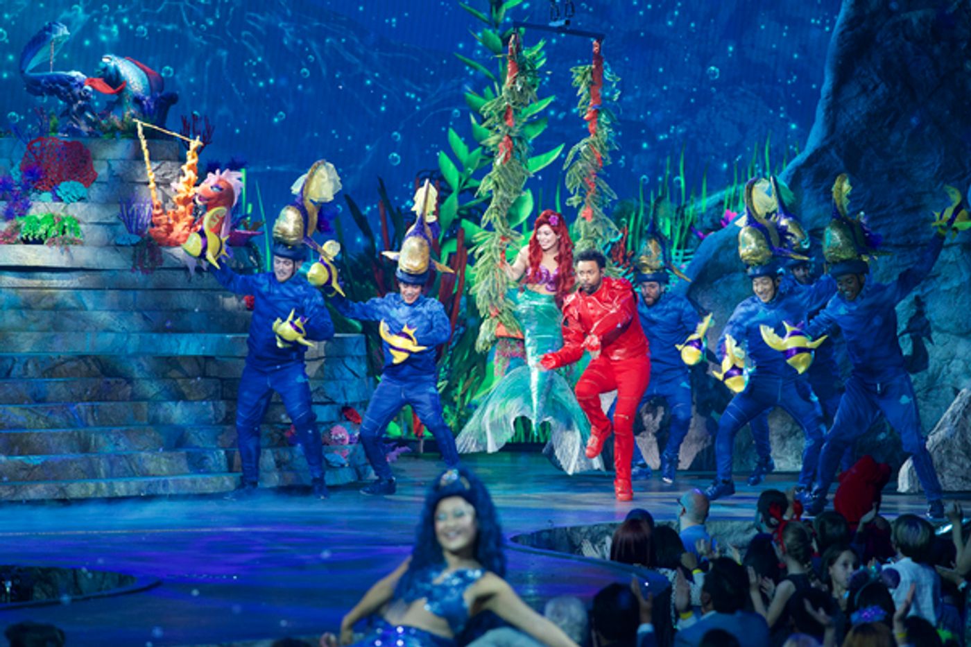 Photo Flash: See Auli'i Cravalho, Queen Latifah, Shaggy, and More in THE LITTLE MERMAID LIVE!  Image