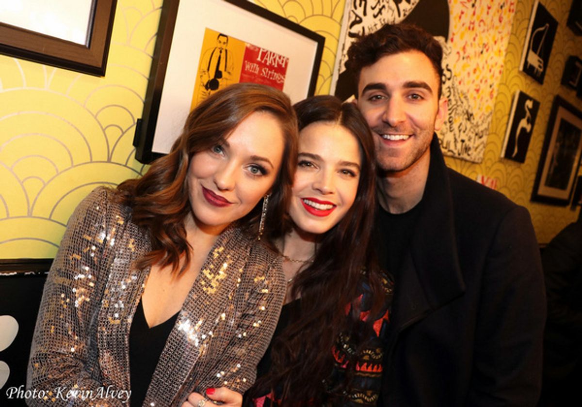 Laura Osnes, Nicole Chapman, Adam J. Levy at 