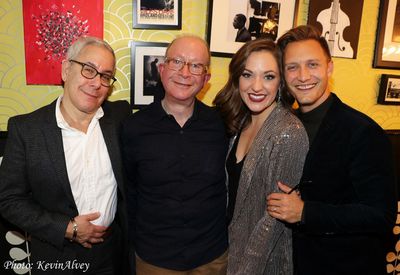 Matthew Liss, Jack Feldman, Laura Osnes, Nathan Johnson Photo