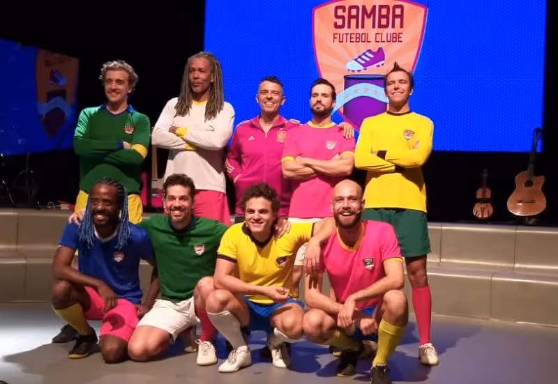 Review: Bringing Together Two Brazilian Passions: Music and Soccer, SAMBA FUTEBOL CLUBE Opens in Sao Paulo Image