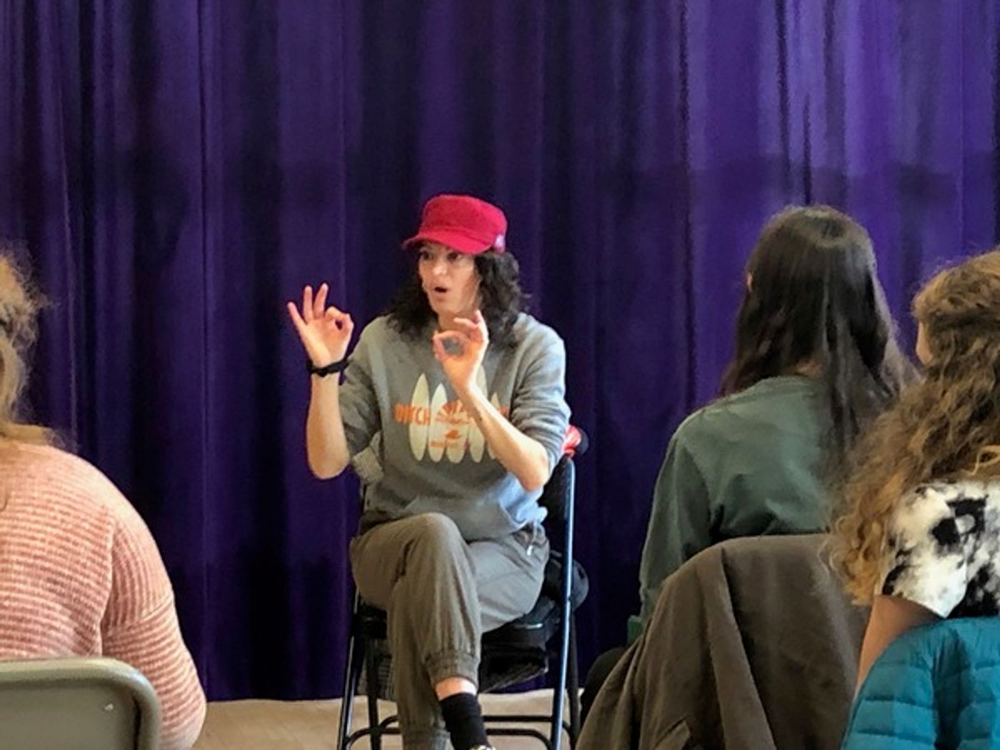 Photo Flash: Jackie Burns Inspires Students at One Day Master Class with Broadway Artists Alliance  Image