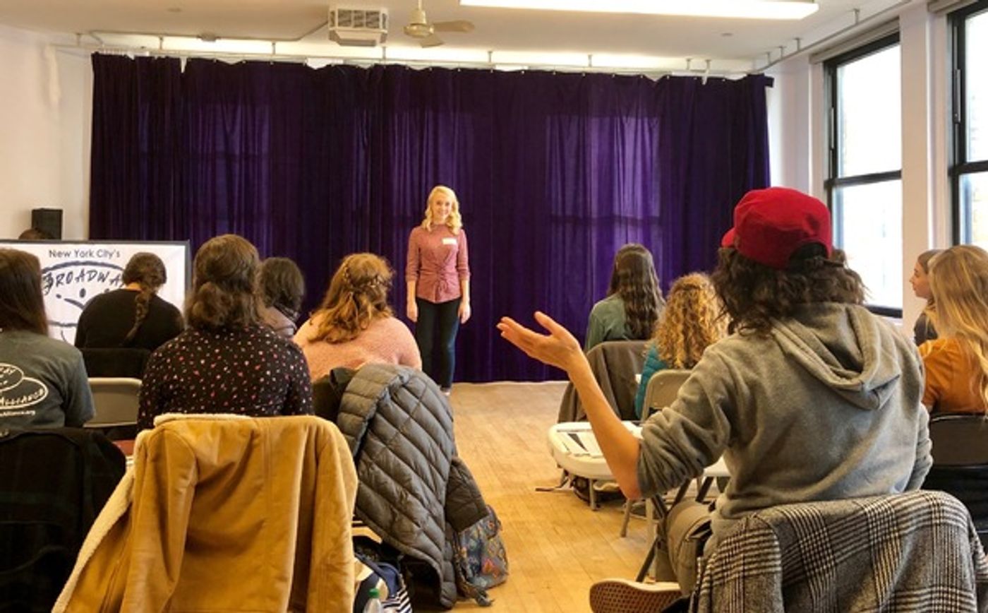 Photo Flash: Jackie Burns Inspires Students at One Day Master Class with Broadway Artists Alliance Photo Flash: Jackie Burns Inspires Students at One Day Master Class with Broadway Artists Alliance Image